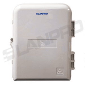 CAJA LIU EN PLASTICO ABS PARA FIBRA ÓPTICA CAPACIDAD DE 16 ADAPT.