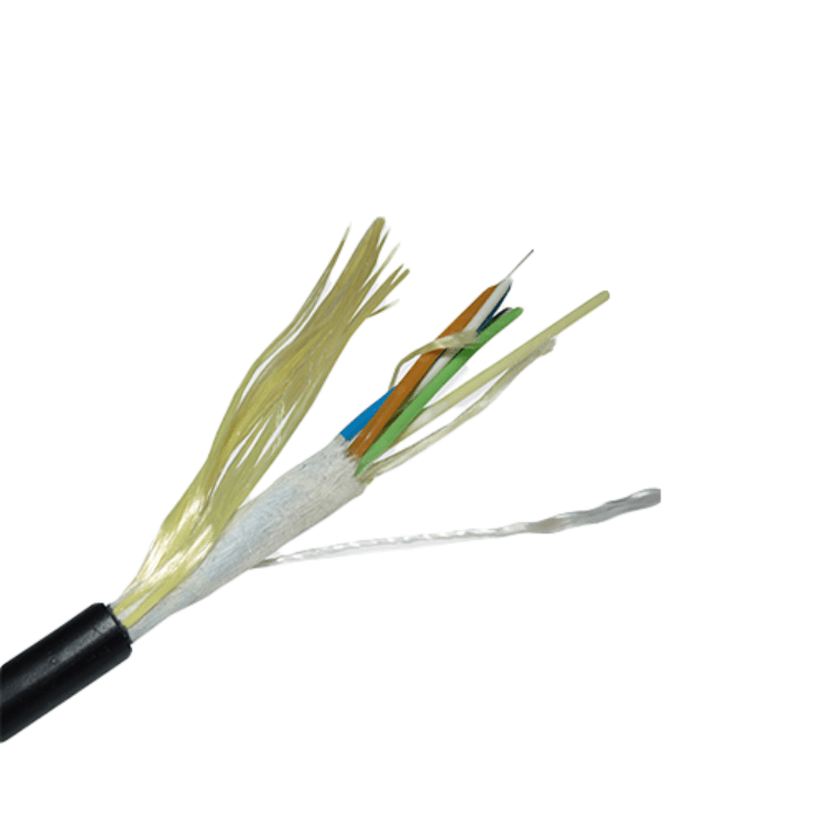 CABLE FO AUTOSOPORTADO 6 FIBRAS MONOMODO G652D MINI ADSS DIELECTR