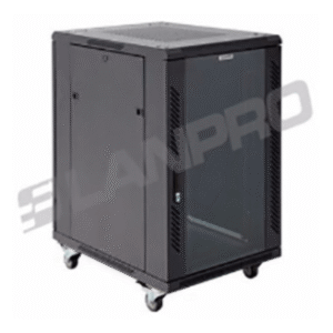 GABINETE TIPO RACK PROFUNDIDAD 800MM ANCHO 600MM ALTURA 18U 4 VEN