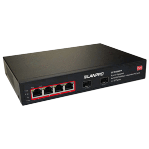 SWITCH POE DE 6 PUERTOS GIGABIT CON 4 PUERTOS POE + 2 PUERTOS SFP