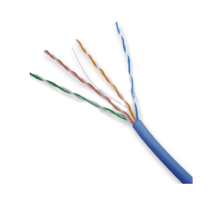CABLE UTP INTERIOR CM CAT5E CCA CHAQUETA AZUL CERTIFICADO UL MODE