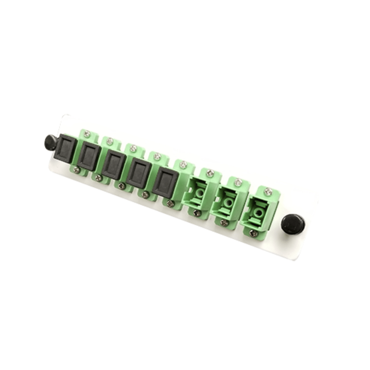 MÓDULO DE ADAPTADORES CON 8 PIEZAS (8 NÚCLEOS) SIMPLEX SC APC MON