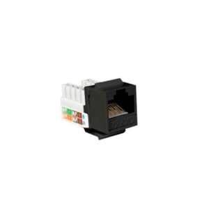 JACK CAT 6A RJ45 X-CLASS CON IDC DE 90° COLOR NEGRO NO BLINDADOS