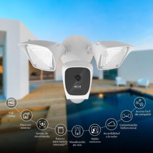 SKU:NHC-F610 CÁMARA INTELIGENTE WI-FI CON PROYECTORES Y DETECTOR