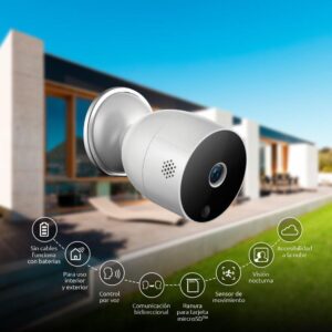 SKU:NHC-O630 CÁMARA INTELIGENTE WI-FI PARA EXTERIOR SIN CABLE MOD