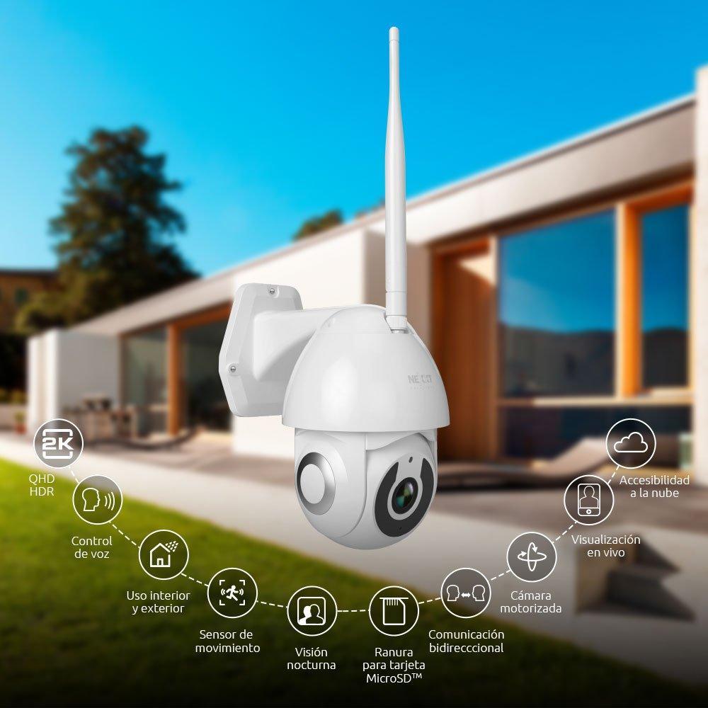 SKU:NHC-O612 CÁMARA PTZ INTELIGENTE WI-FI MOTORIZADA PARA EXTERIO