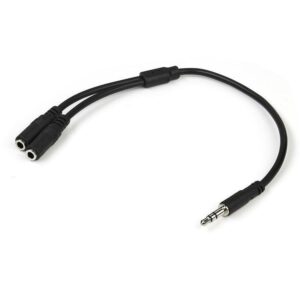 SLIM STEREO Y CABLE 3.5 TO 2X 3.5MM MODELO: MUY1MFFS