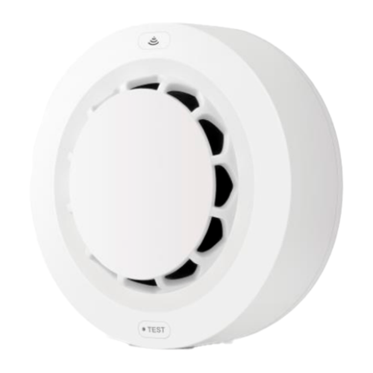 SENSOR DE HUMO WIFI, RANGO DETECCION 20M, SONIDO ALARMA 90DB/1M,
