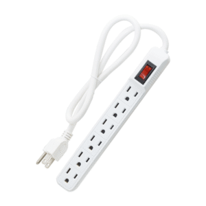 SUPRESOR DE PICOS BLANCO DE 6 SALIDAS REF.MULTINET 6TB POTENCIA 1