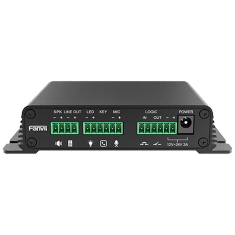 INTERCOMUNICADOR GATEWAY IP PARA VOCEO 2 LINEAS SIP ONVIF POE SOP