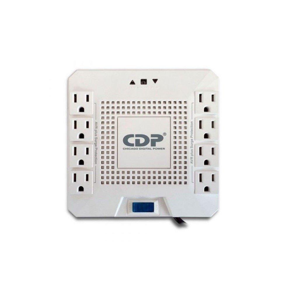 Regulador Cdp De Voltaje Cdp, 1800Va 1000W 8 Tomas De Salida
