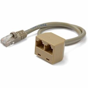 2-TO-1 RJ45 SPLITTER CABLE ADAPTER - F/M MODELO: RJ45SPLITTER
