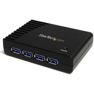 4 PORT BLACK SUPERSPEED USB 3.0 HUB MODELO: ST4300USB3
