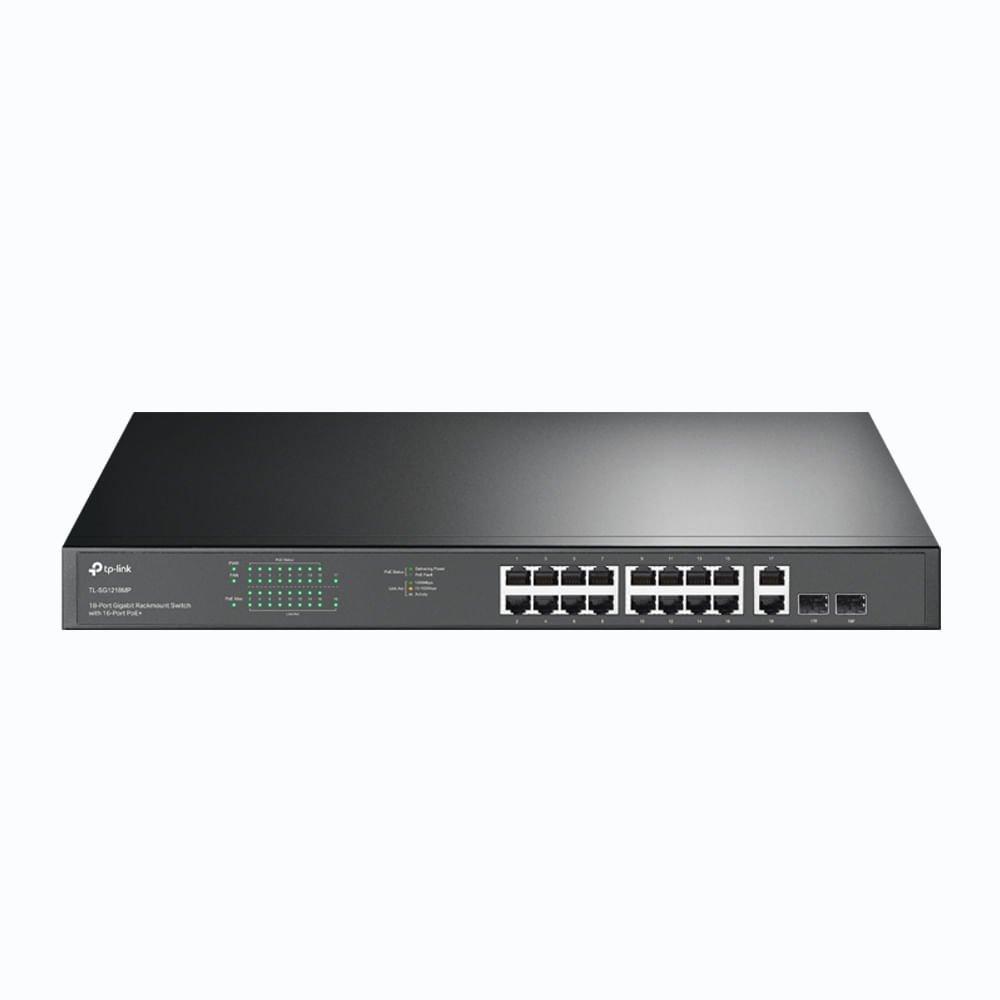 SWITCH POE DE MONTAJE EN RACK GIGABIT DE 18 PUERTOS CON POE + DE