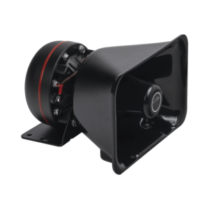 BOCINA DE USO RUDO, DE 100 W, ALTO RENDIMIENTO Y BASE EN ALUMINIO