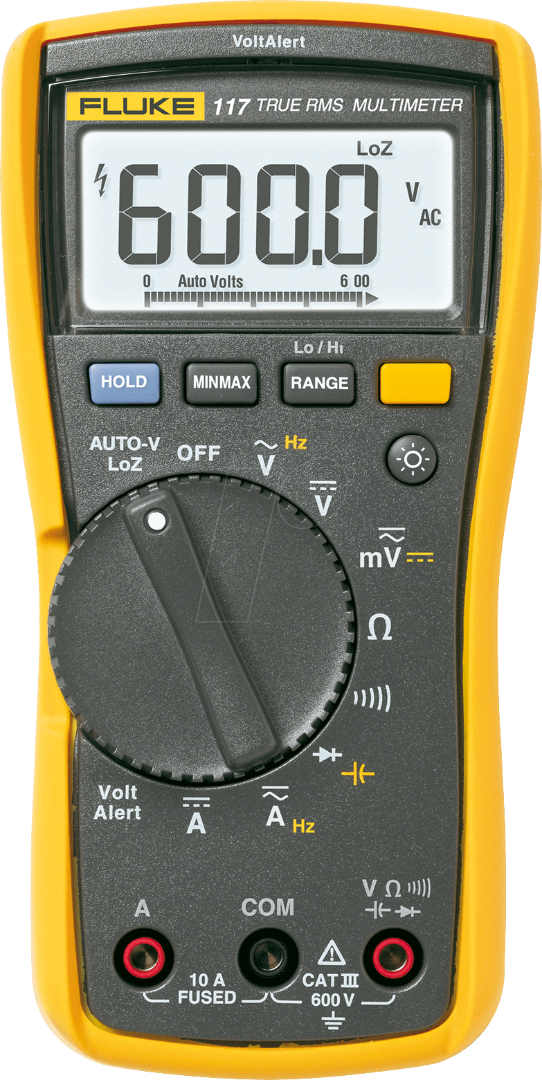 MULTIMETRO DIGITAL 1000UF CAT III 600V CONTINUIDAD 100KHZ LOZ LUZ