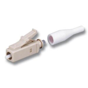 CONECTOR FIBRA OPTICA MONOMODO LC EPOXICO SIMPLEX BEIGE SIEMON MO