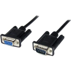 1M BLACK DB9 RS232 NULL MODEM CABLE F/M MODELO: SCNM9FM1MBK