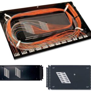 BANDEJA FIBRA OPTICA PARA FUSION MINI C/PROTEC 12 EMPALMES SIEMON