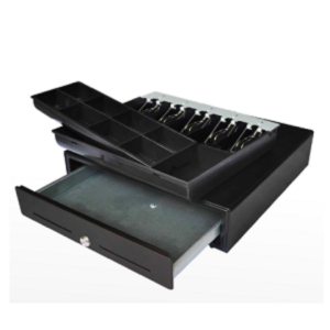 CUSTOM AMERICA 20X20X6 VALUE BLK CASH DRAWER 5B/8C RJ12 1YR WAR M