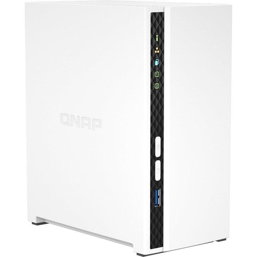 Qnap Tower Nas 2 Bay Arm Cortex-A55 4C, 2 X Sata 6Gb/S 3.5pulg/2.5pulg,