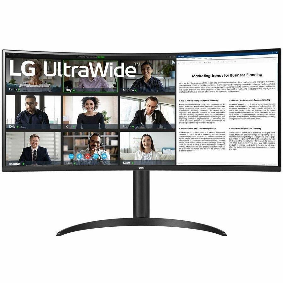 34WR55QC 34IN 100HZ QHD MONITOR 3Y MODELO: 34WR55QC-B
