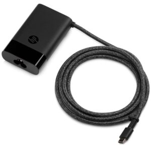 EL CARGADOR PARA PORTATIL USB-C DE 65 W HP TE PERMITE CARGAR PRAC