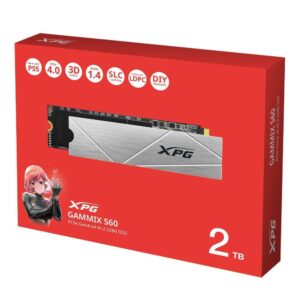 UNIDAD DE ESTADO SOLIDO ADATA GAMMIX 2TB S60 PCIE GEN4 X4 M.2 MOD