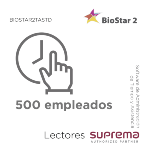 LICENCIA DE ADMINISTRACION DE TIEMPO Y ASISTENCIA PARA 500 EMPLEA