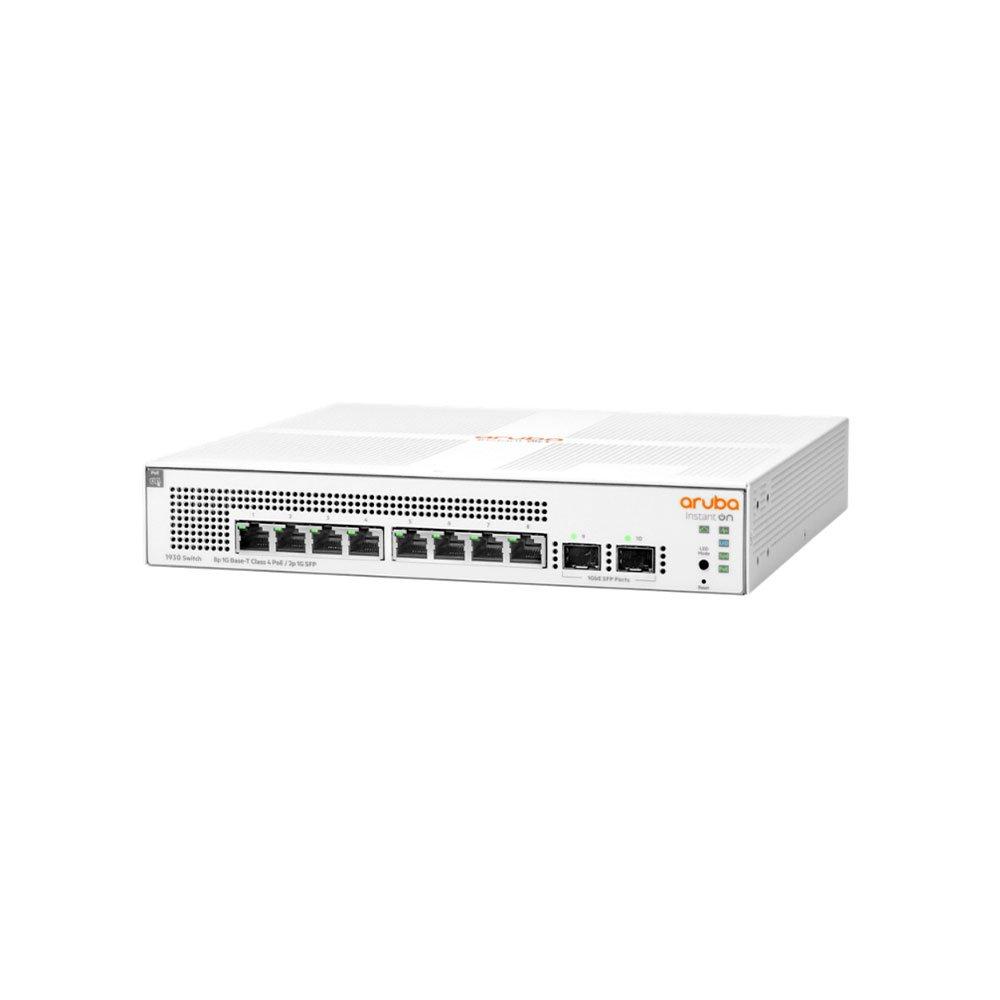 SWITCHES ARUBA JL681A 1930 8G 2SFP INSTANT ON POE 124W MODELO: JL