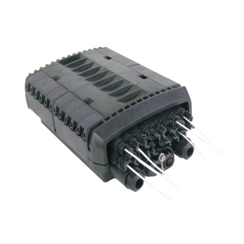 CAJA DE DISTRIBUCION DE FIBRA PTICA PARA 24 EMPALMES CON 16 ACOPL