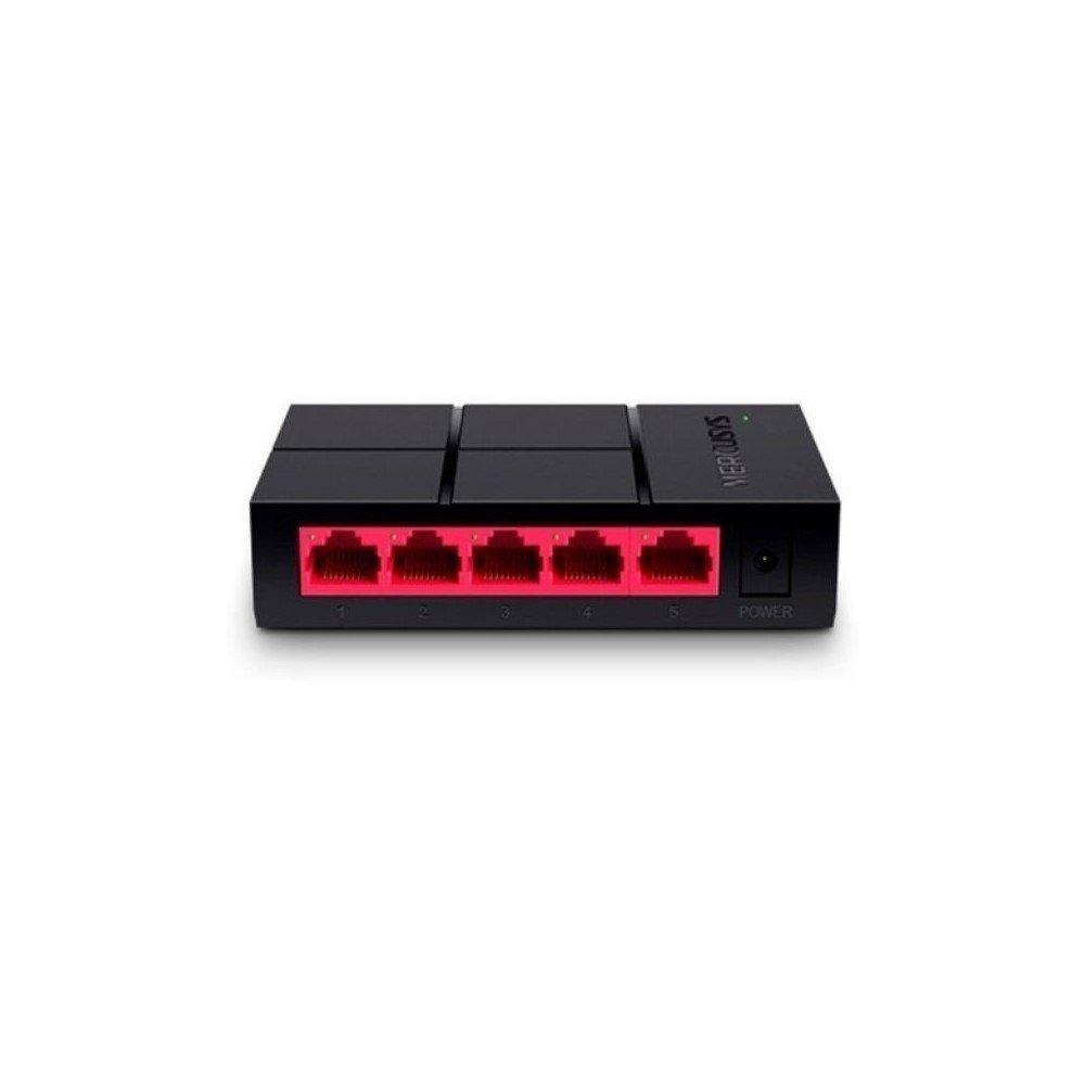 SWITCH MERCUSYS 5 PUERTOS 10/100/1000 MODELO: MS105G