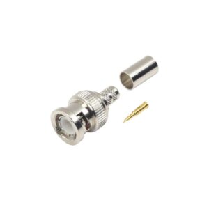 CONECTOR BNC MACHO DE ANILLO PARA CABLES RG-8/X LMR-240 9258. MOD