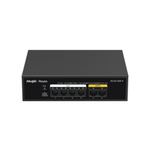 SWITCH POE DE 6 PUERTOS 10/100 MBPS NO ADMINISTRABLE 54 W DISE O