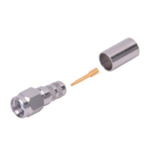 CONECTOR SMA MACHO DE ANILLO PLEGABLE PARA CABLES LMR-240 RG-8/X