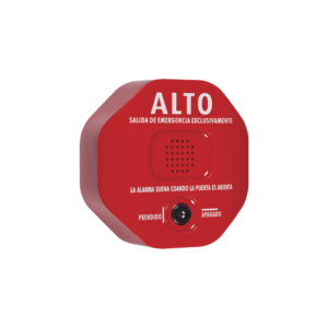 ANUNCIADOR AUDIBLE PARA SALIDA DE EMERGENCIA TEXTO EN ESPA OL MOD