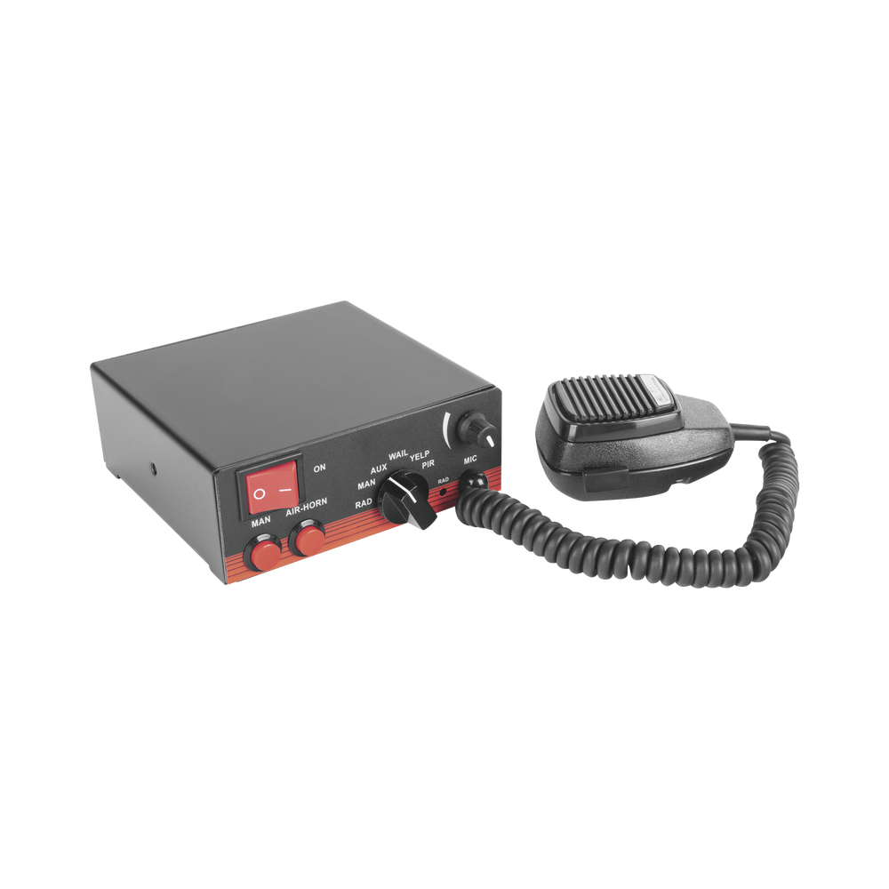 SIRENA VEHICULAR DE 200W DE POTENCIA CON SWITCH GIRATORIO DE 6 PO