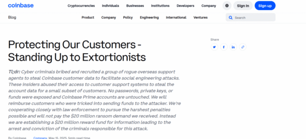 Coinbase Hackeado