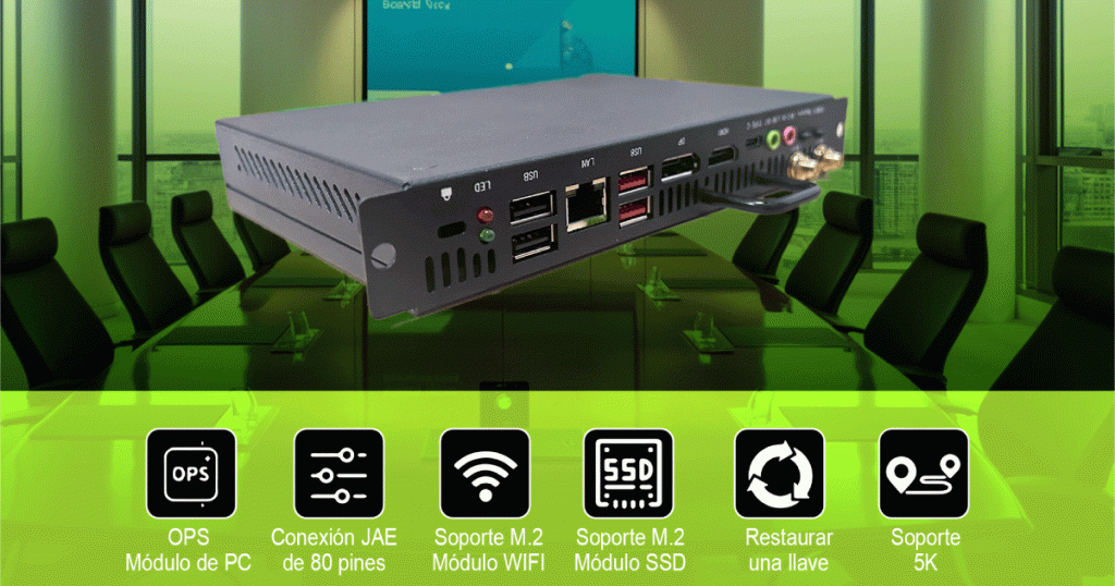 PC OPS Qmaster para pantalla interactiva core i5 12th 8GB 256 GB SSD - A7-000091