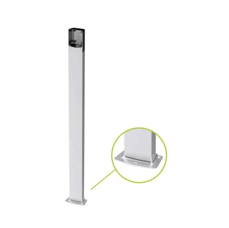 Columna Ditec AXC50 Aluminio 500mm y Base AXCBS para Fotocélula AXP2