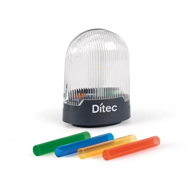 Lámpara destellante multivoltaje para 24 VDC - 120 VAC - 230 VAC