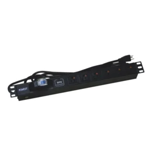 PDU para Rack Powest NMULT-2289 | Multitoma 6 Salidas 1U 120V 15A