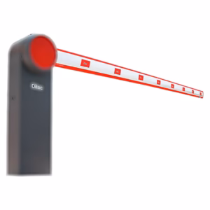 Brazo / Pluma Ditec QIKB50 Aluminio 5m Goma Roja para Barrera Vehicular